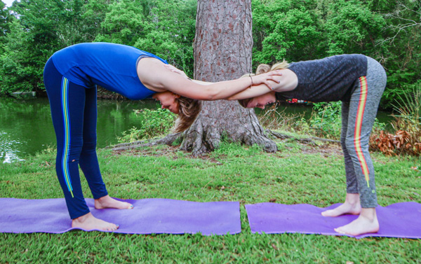 Yoga poses for two people: Easy routine for you and a partner